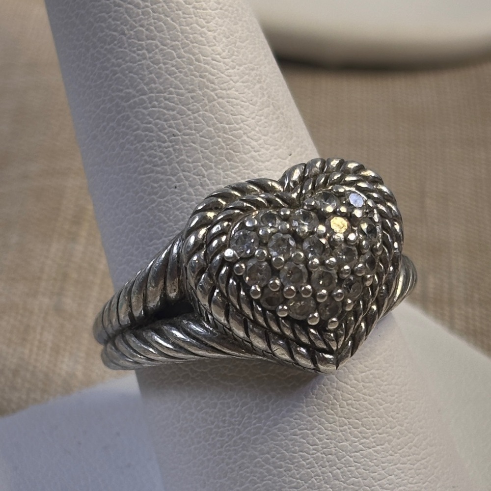 Judith Ripka heart ring